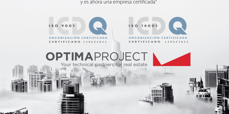 Óptima Project lográ certificarse en las normas ISO 9001 y 14001